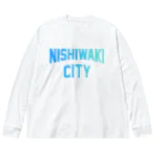 JIMOTOE Wear Local Japanの西脇市 NISHIWAKI CITY Big Long Sleeve T-Shirt