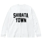JIMOTOE Wear Local Japanの柴田町 SHIBATA TOWN Big Long Sleeve T-Shirt
