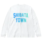 JIMOTOE Wear Local Japanの柴田町 SHIBATA TOWN Big Long Sleeve T-Shirt