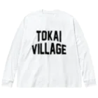 JIMOTOE Wear Local Japanの東海村 TOKAI TOWN ビッグシルエットロングスリーブTシャツ