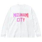 JIMOTOE Wear Local Japanの瑞浪市 MIZUNAMI CITY Big Long Sleeve T-Shirt
