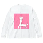 しらいちゃんお絵かきショップのアルパカさん Big Long Sleeve T-Shirt