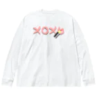 A33のxoxo ビッグシルエットロングスリーブTシャツ