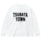 JIMOTOE Wear Local Japanの津幡町 TSUBATA TOWN Big Long Sleeve T-Shirt