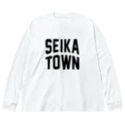 JIMOTOE Wear Local Japanの精華町 SEIKA TOWN ビッグシルエットロングスリーブTシャツ