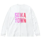 JIMOTOE Wear Local Japanの精華町 SEIKA TOWN ビッグシルエットロングスリーブTシャツ