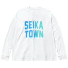 JIMOTOE Wear Local Japanの精華町 SEIKA TOWN ビッグシルエットロングスリーブTシャツ