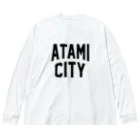 JIMOTOE Wear Local Japanの熱海市 ATAMI CITY ビッグシルエットロングスリーブTシャツ