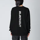 forREALのブラックアウト Big Long Sleeve T-Shirt