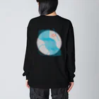 SPACEの01_blue Big Long Sleeve T-Shirt