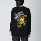 SAUNA ZOMBIESのSAUNA ZOMBIES-Giddy Tiger LONG SLEEVE T- Big Long Sleeve T-Shirt