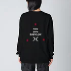 ペケティーのfuck deth babylon Big Long Sleeve T-Shirt