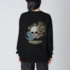 Siderunの館 B2の【バックプリント】 月夜の中毒者 Big Long Sleeve T-Shirt