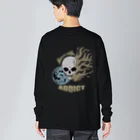 Siderunの館 B2の【バックプリント】 月夜の中毒者 Big Long Sleeve T-Shirt