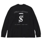 s.i.d.のsimple is difficult since2023 Big Long Sleeve T-Shirt