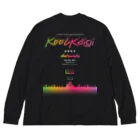 (\( ⁰⊖⁰)/) esaのKeebKaigi Official Swag (with backprint) #keebkaigi  ビッグシルエットロングスリーブTシャツ