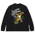 SAUNA ZOMBIESのSAUNA ZOMBIES-Giddy Tiger LONG SLEEVE T- Big Long Sleeve T-Shirt
