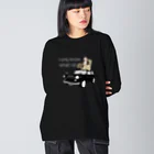 キッズモード某のレトロカーと太マユ社長(濃色用)(忘れさ去られたネタシリーズ) Big Long Sleeve T-Shirt