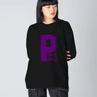 Bootleg BustersのPeople purple Big Long Sleeve T-Shirt