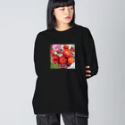 photo-kiokuのドライフラワー ビッグシルエットロングスリーブTシャツ