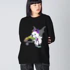 JAKU_LUSHAの偏食ヴァンパイアブル Big Long Sleeve T-Shirt