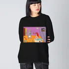 ピンクスキーのお店の愛の生活 Big Long Sleeve T-Shirt