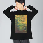 あんずの草花写生 サンキライ ビッグシルエットロングスリーブTシャツ