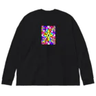 みにゃ次郎のステンドグラス Big Long Sleeve T-Shirt