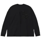 MSK STUDIOのCropping Border T(Circle) / Black-Gray Big Long Sleeve T-Shirt