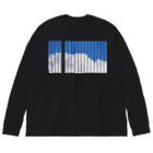 のゆきのしゃしーんのシマシマ雲雲 Big Long Sleeve T-Shirt