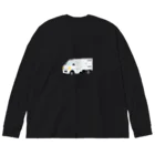 mainoilkoの軽貨物車2 ビッグシルエットロングスリーブTシャツ