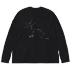 プラネコリウムのケンタウルス座(88星座シリーズ) ビッグシルエットロングスリーブTシャツ