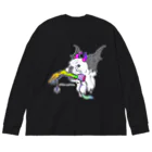 JAKU_LUSHAの偏食ヴァンパイアブル Big Long Sleeve T-Shirt