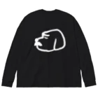 お髭ショップのお髭ビッグドッグ(白) Big Long Sleeve T-Shirt