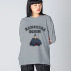 キッズモード某の鎌倉デニム Big Long Sleeve T-Shirt