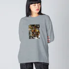 みにゃ次郎のMysterious Big Long Sleeve T-Shirt