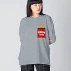 キッズモード某のチョコスティック ビッグシルエットロングスリーブTシャツ