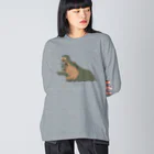 もじゃのヒポandシュナ Big Long Sleeve T-Shirt