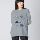 キッズモード某のモーターサイクル日記(NB) Big Long Sleeve T-Shirt