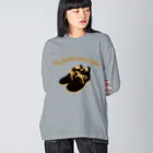 キッズモード某のお気に入りのスウェードシューズ Big Long Sleeve T-Shirt