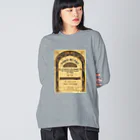 YS VINTAGE WORKSのフランス　パリ・メトロ　1900年 アールヌーヴォー ビッグシルエットロングスリーブTシャツ