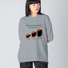 キッズモード某のいくら軍艦 ショート,トール,グランデ Big Long Sleeve T-Shirt