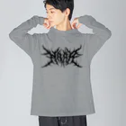 Toshihiro Egawa Artのデスメタル奈良/ DEATH METAL NARA Big Long Sleeve T-Shirt