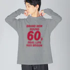 キッズモード某のROUND60 / 還暦＆アラ還を軽やかにすごすロゴ Big Long Sleeve T-Shirt