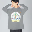 すずきいときちのメリーメリーバク Big Long Sleeve T-Shirt