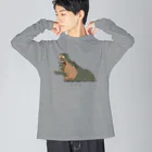 もじゃのヒポandシュナ Big Long Sleeve T-Shirt