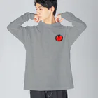 akane_art（茜音工房）の【バックプリント】フルーツチワワ Big Long Sleeve T-Shirt