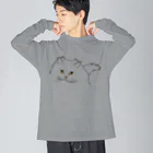 sirayuki のゆっこさんちの猫 ビッグシルエットロングスリーブTシャツ