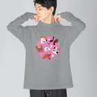 SU-KUのうまひつじさるとりいぬい Big Long Sleeve T-Shirt