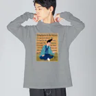 キッズモード某の蒼き義経 Big Long Sleeve T-Shirt